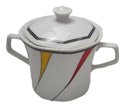 Gallery Collections Ranmaru Primary Pieces Modern Sugar Bowl Colorful Japan Dish