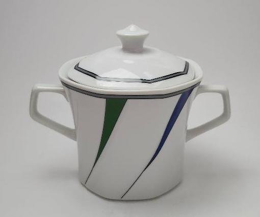 Image 1 of Gallery Collections Ranmaru Primary Pieces Modern Sugar Bowl Colorful Japan Dish