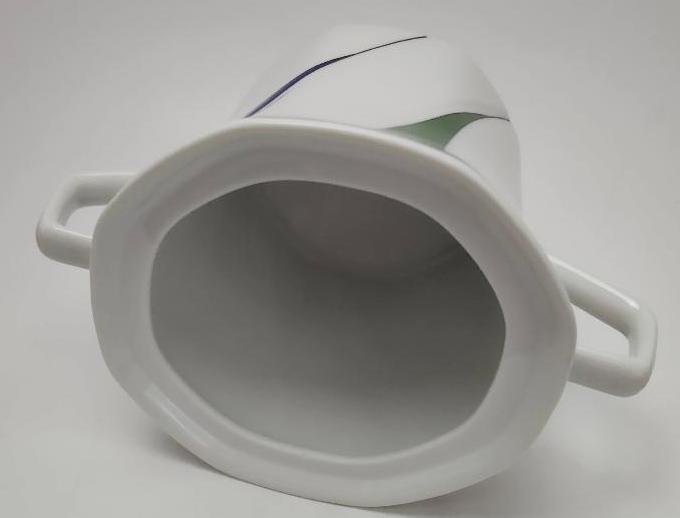 Image 3 of Gallery Collections Ranmaru Primary Pieces Modern Sugar Bowl Colorful Japan Dish