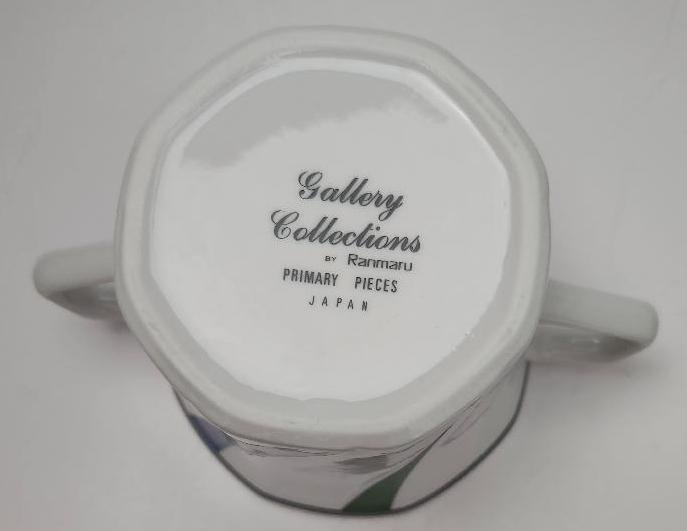 Image 4 of Gallery Collections Ranmaru Primary Pieces Modern Sugar Bowl Colorful Japan Dish