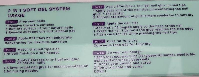 Image 1 of XCoatTips BTArtbox Soft Gel System Almond Short Extra Short Tips Tip Primer