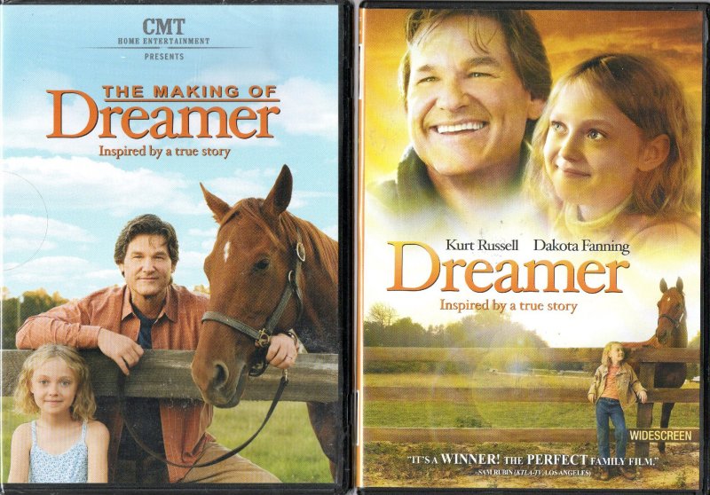 DVD Set The Making of Dreamer and The Movie Dreamer Dakota Fanning Kurt Russell