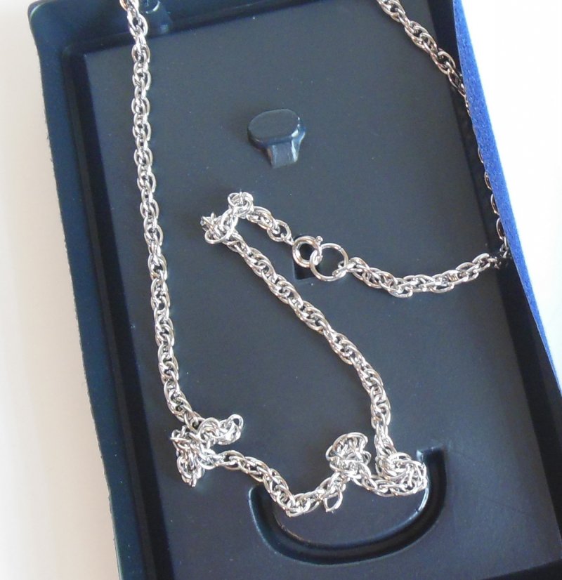 Image 3 of Vintage Avon Necklace Silver A Frame Black Pendant Faux Onyx Lucite Jewelry
