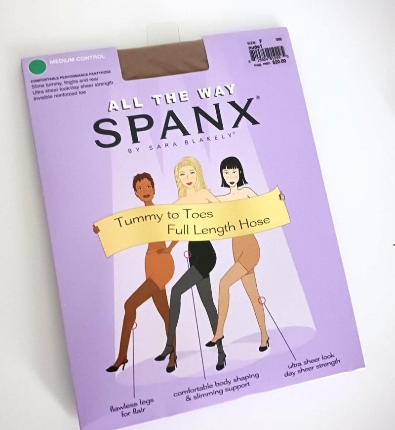 Spanx Shapewear Pantyhose Combination F 2xl 3xl All The Way Womens Plus Size