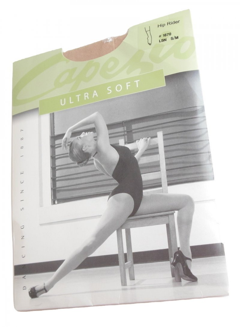 Womens Capezio Capri 1870 Dance Recital Ballet Hip Rider LSN S to M Ultra Soft