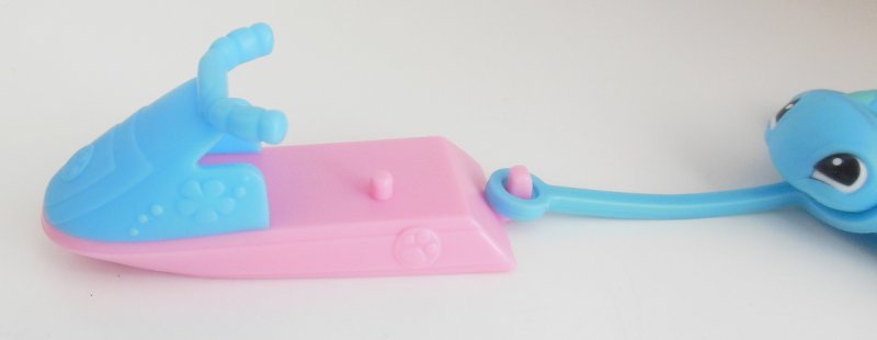 Image 1 of Littlest Pet Shop Toy Accessory LPS Lot Pink Jet Ski Doughnut Turtle Tube Raft
