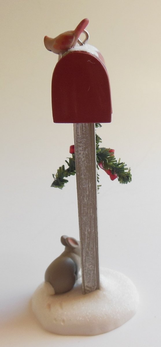 Image 4 of Hallmark Christmas Tree Orament Holiday Mail Mailbox QXG2753 Julie Forsyth