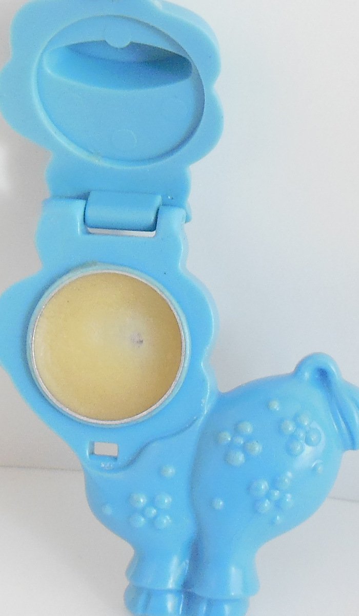 Image 3 of Vintage Avon Blue Moo Cow Glace Pin Perfume Fragrance Childrens Jewelry 1973