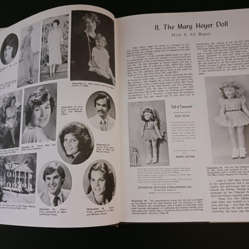 Image 4 of Mary Hoyer and Her Dolls Hardcover Book 1982 Plus Patterns to Crochet Knit Sew