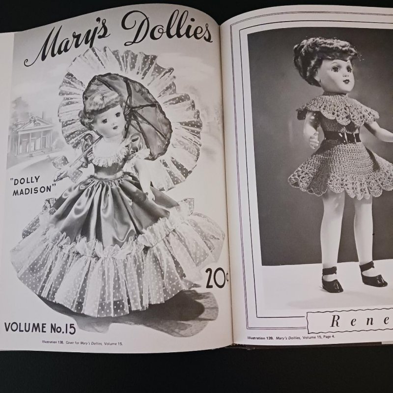 Image 5 of Mary Hoyer and Her Dolls Hardcover Book 1982 Plus Patterns to Crochet Knit Sew