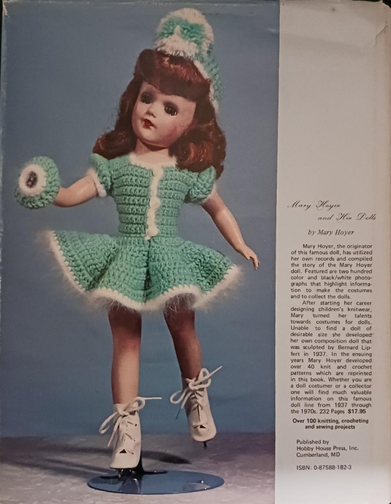 Image 8 of Mary Hoyer and Her Dolls Hardcover Book 1982 Plus Patterns to Crochet Knit Sew