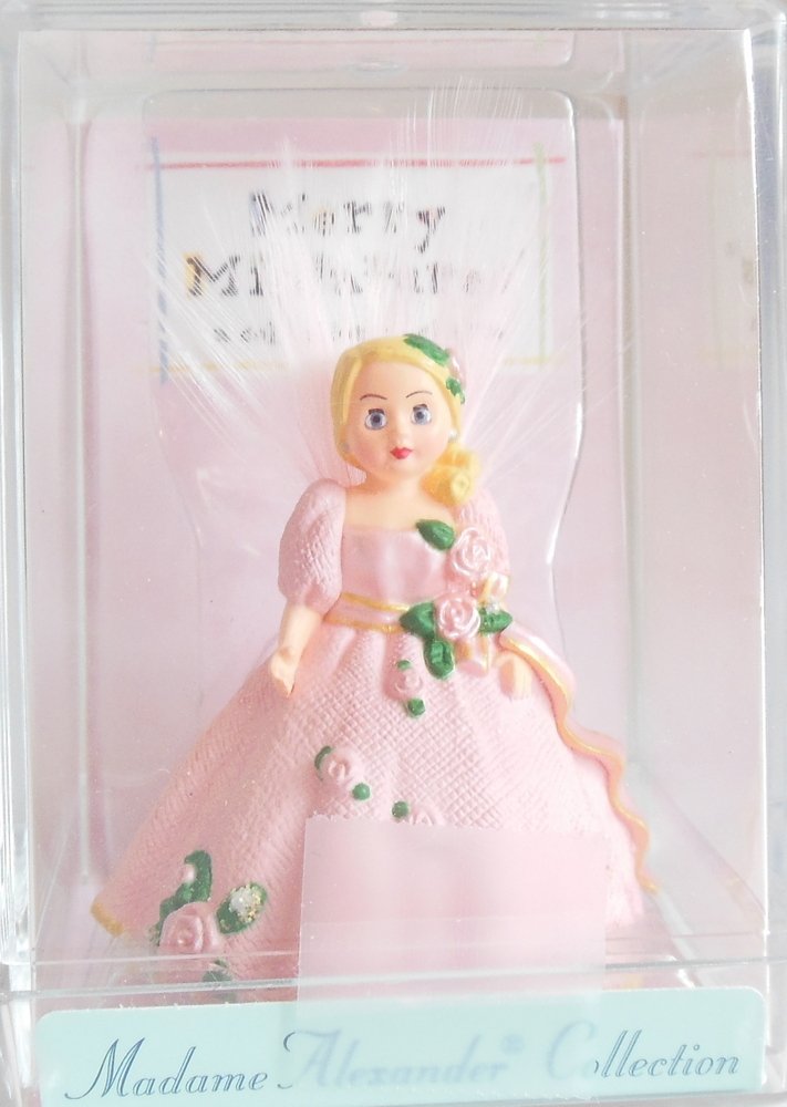 Madame Alexander Merry Miniatures Pink Pristine Angel Hallmark Girl Figurine
