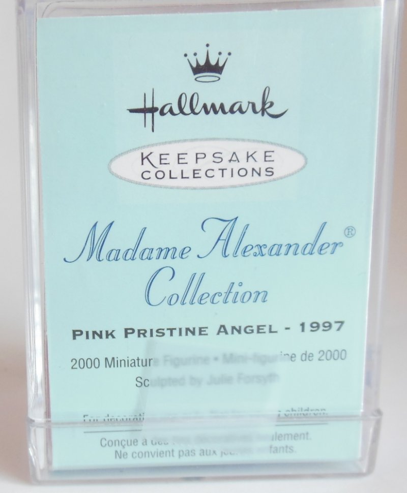 Image 2 of Madame Alexander Merry Miniatures Pink Pristine Angel Hallmark Girl Figurine