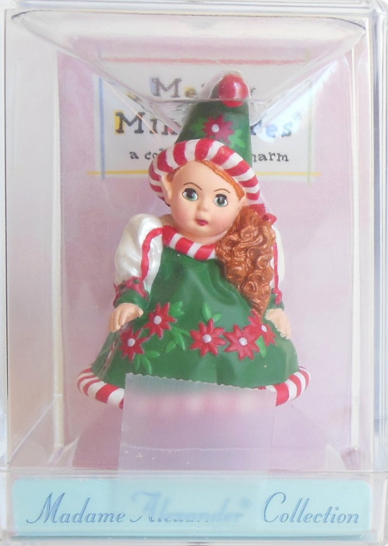 Madame Alexander Santas Little Helper Merry Miniature Hallmark Girl Figurine