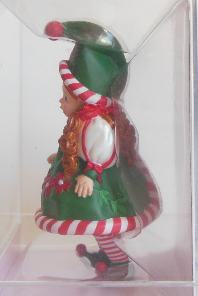 Image 1 of Madame Alexander Santas Little Helper Merry Miniature Hallmark Girl Figurine
