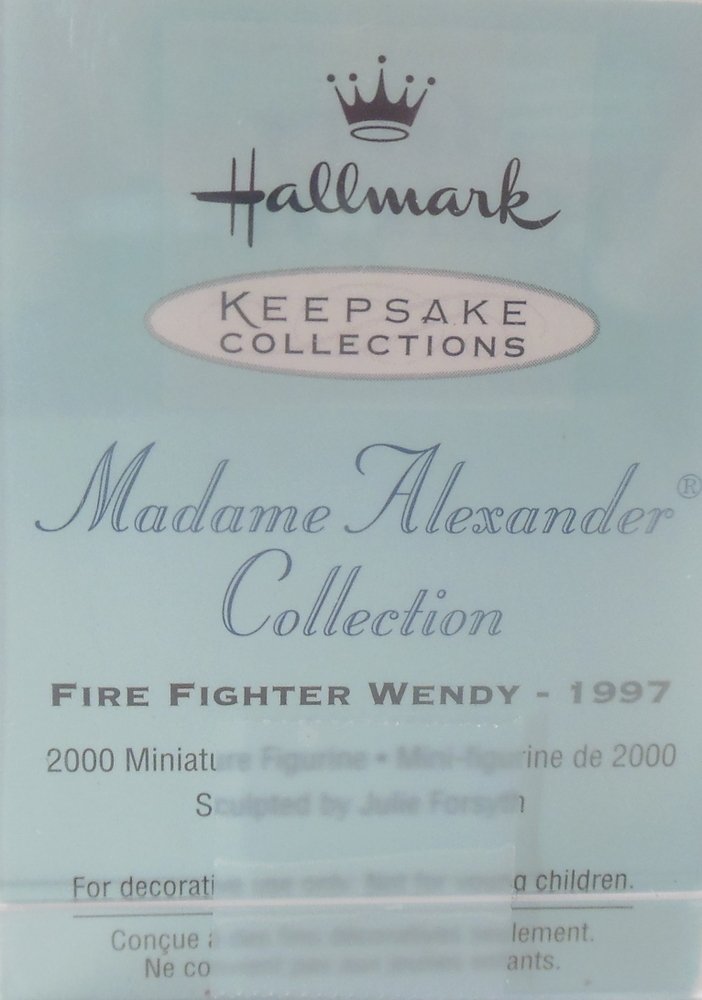 Image 2 of Madame Alexander Merry Miniature Fire Fighter Wendy Hallmark Dalmatian Dog