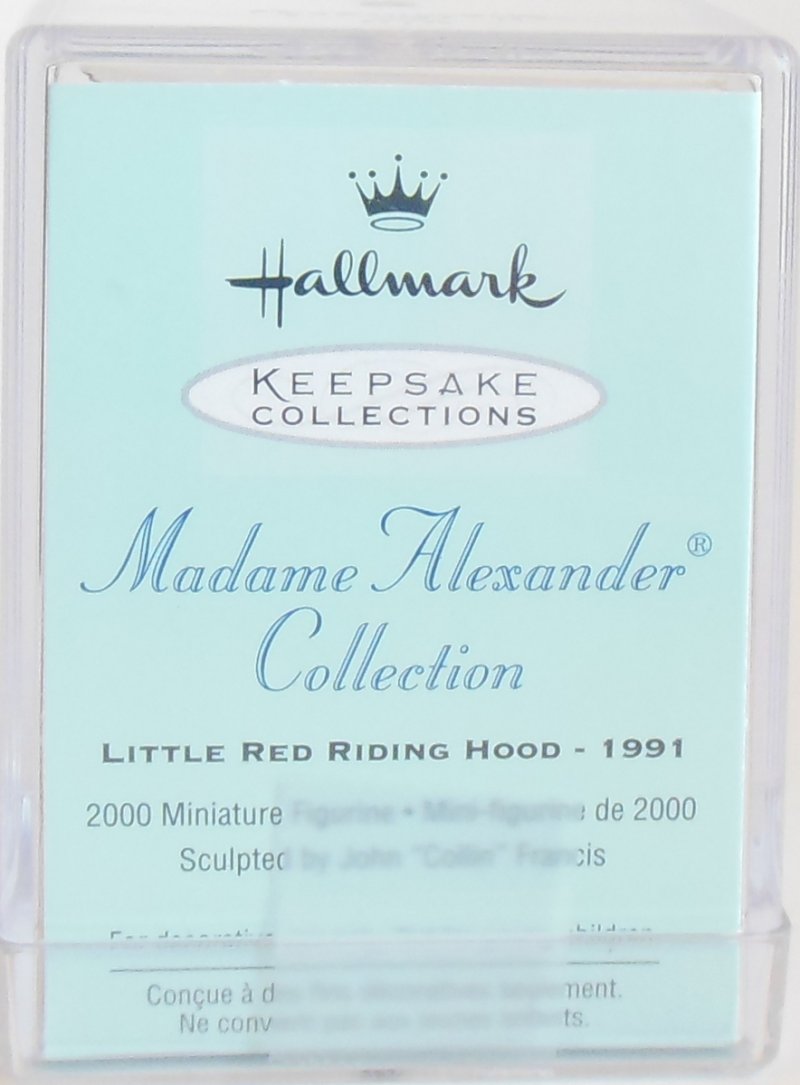Image 2 of Madame Alexander Merry Miniatures Little Red Riding Hood Hallmark Figurine