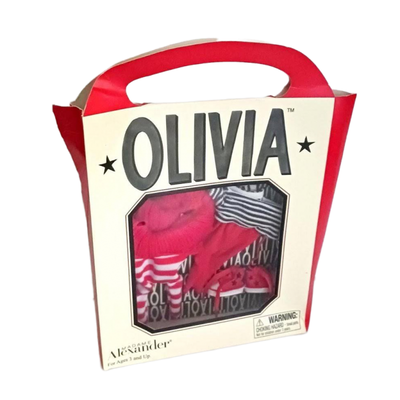 Madame Alexander Doll Clothing Outfit for Olivia Red White Black Sneakers Winter