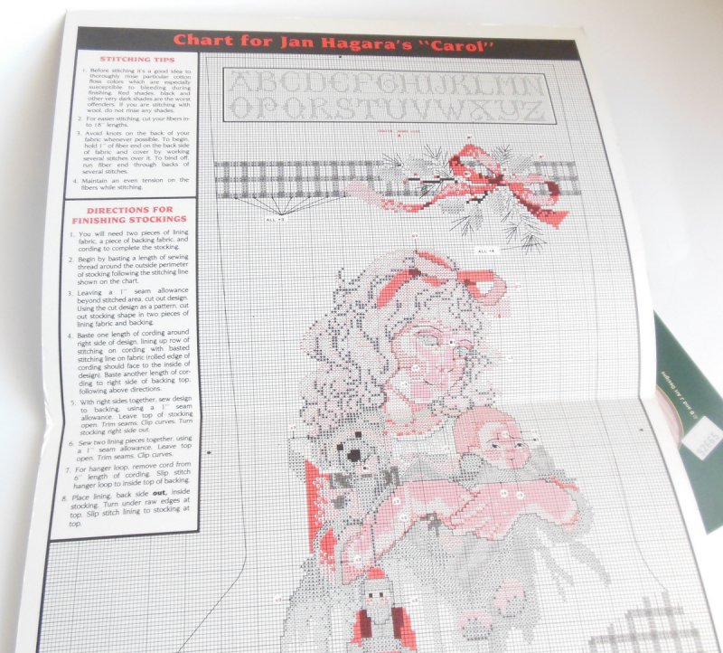 Image 2 of Jan Hagara's Cross Stitch Christmas Patterns Chris and Carol Numbers 84006 84005