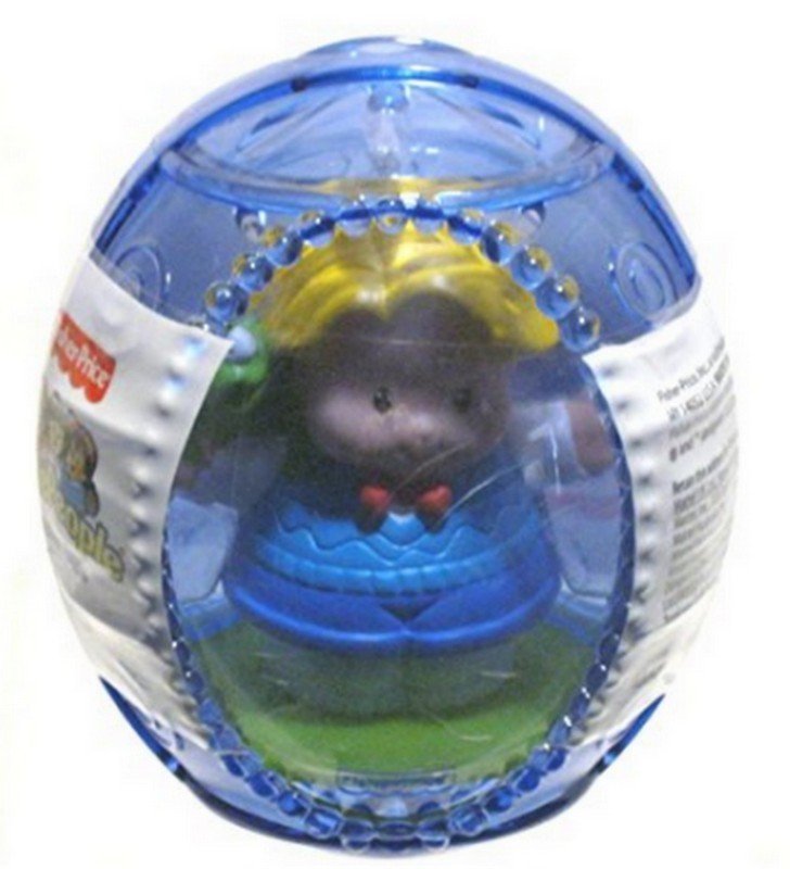 Rare Fisher Price Little People Eddie In An Egg Toy Figure Easter Every Day Play