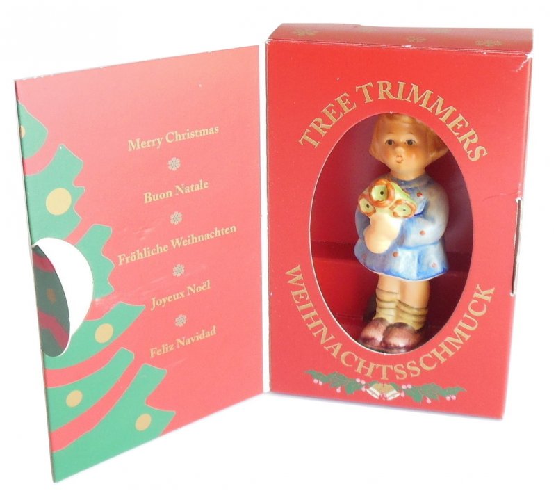 M J Hummel Girl with Nosegay Ornament Germany 1207 Vintage 1997 Figurine