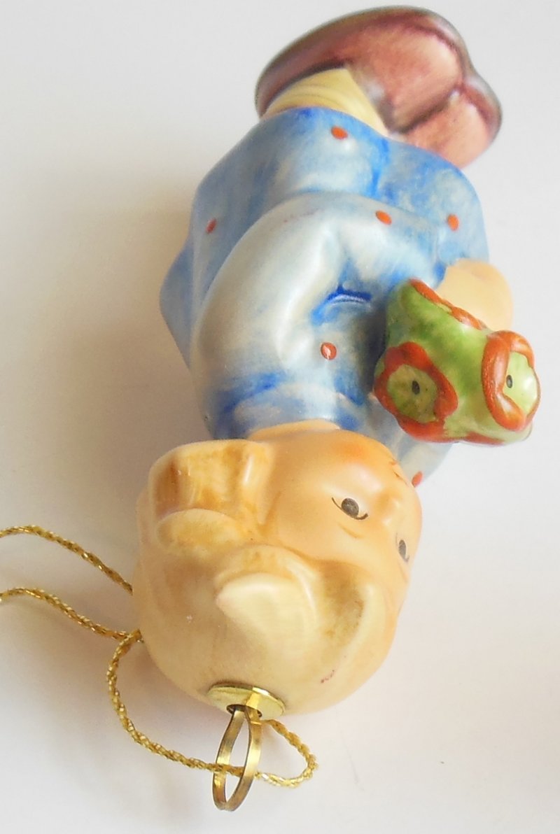 Image 2 of M J Hummel Girl with Nosegay Ornament Germany 1207 Vintage 1997 Figurine