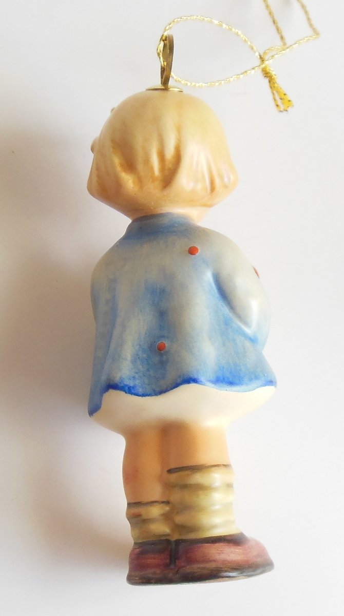 Image 3 of M J Hummel Girl with Nosegay Ornament Germany 1207 Vintage 1997 Figurine