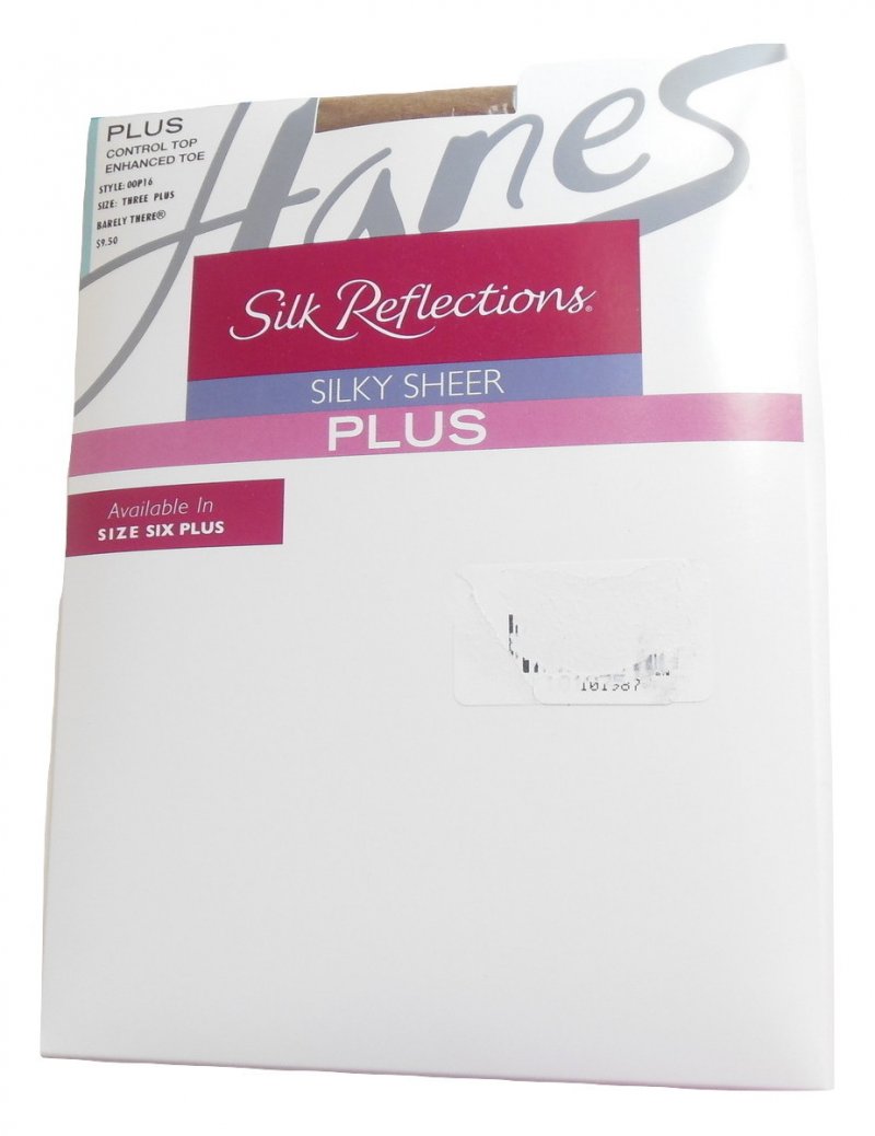 Image 0 of Women's Hanes Alive Control Top Pantyhose 3X Plus Size Silk Reflections Hosiery