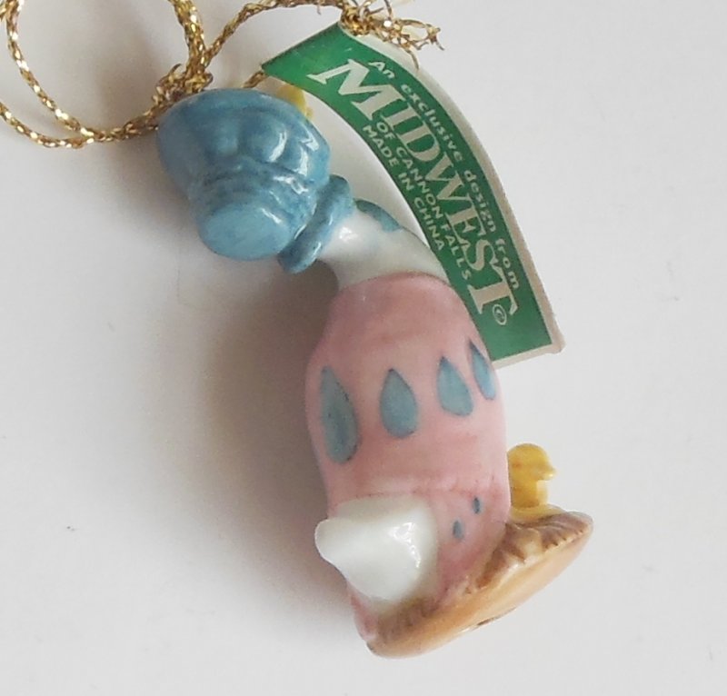 Image 2 of Midwest Cannon Falls Puddle Duck Ornament Vintage Rare Collectible Duck Ornament