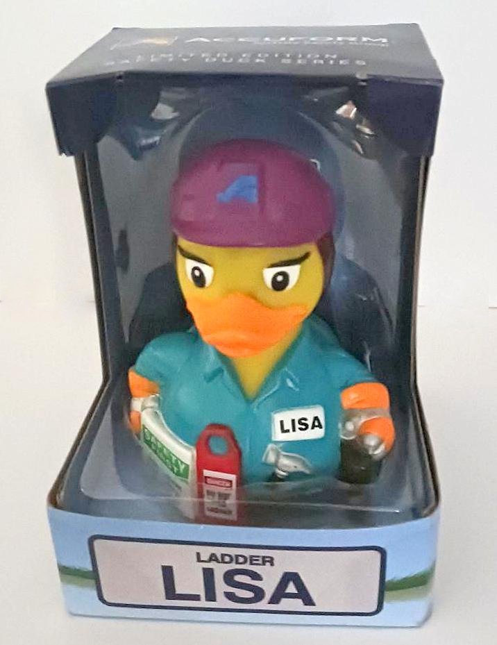 Ladder Lisa Duck Series OSHA Accuform Safety & Regulations on Ladder Compliance