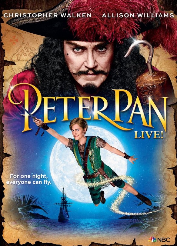 Image 0 of Peter Pan Live Children's and Families Movie DVD with Featured Songs