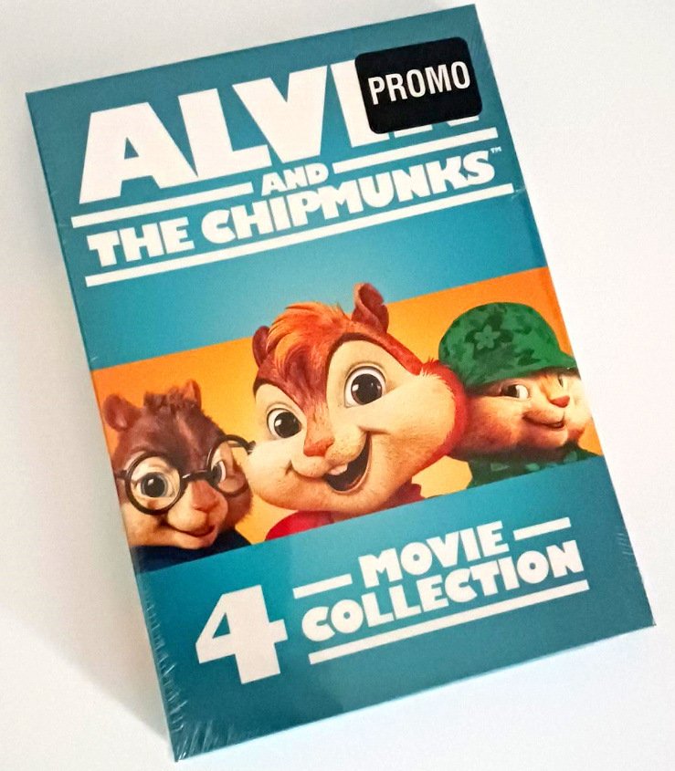 Rare Promo Edition Alvin and The Chipmunks 4 Movie Collection DVDs DVD Cartoons