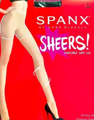 Spanx Sheers Sara Blakely All Day Shaping Hosiery Body Shapewear Sz C L Black