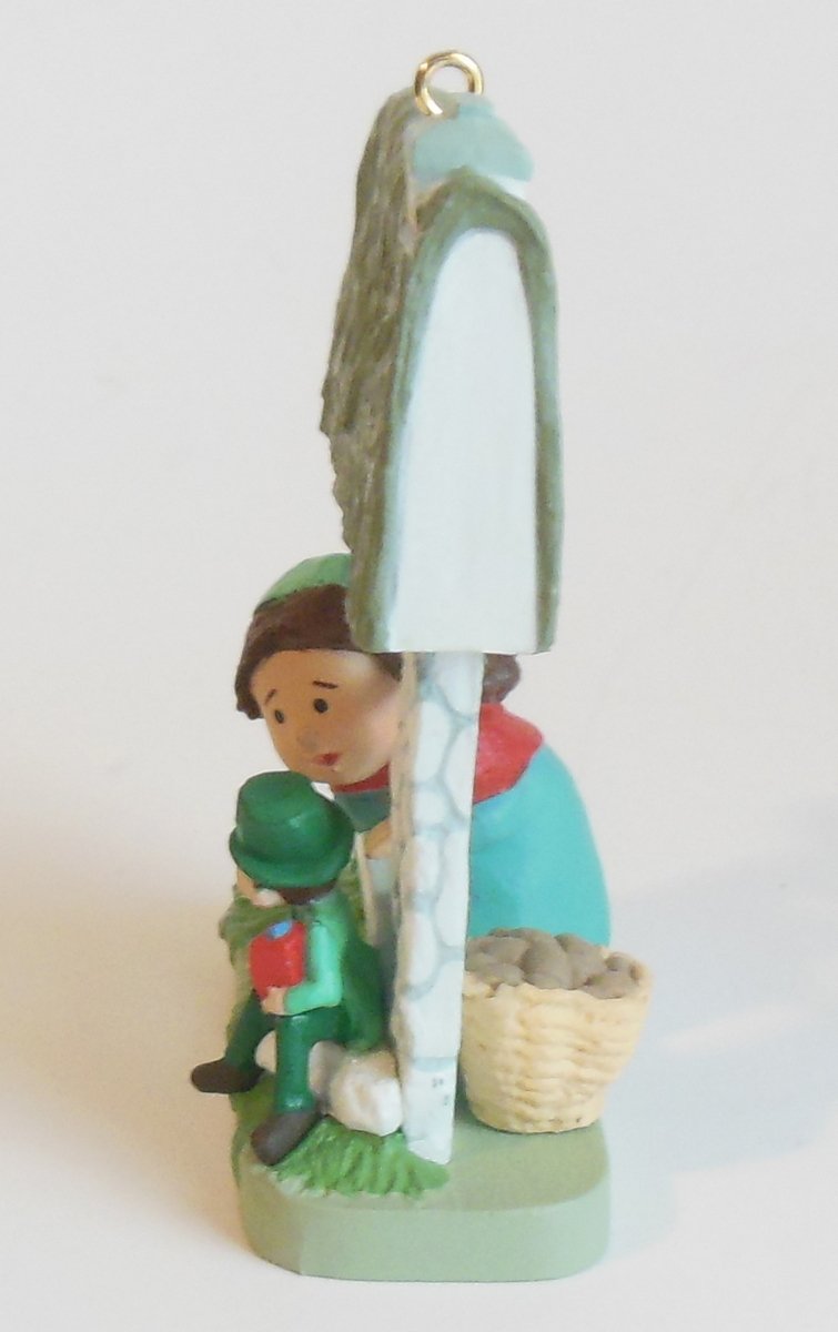 Image 2 of Hallmark Windows of the World Irish Christmas Ornament Vintage Model QX4636