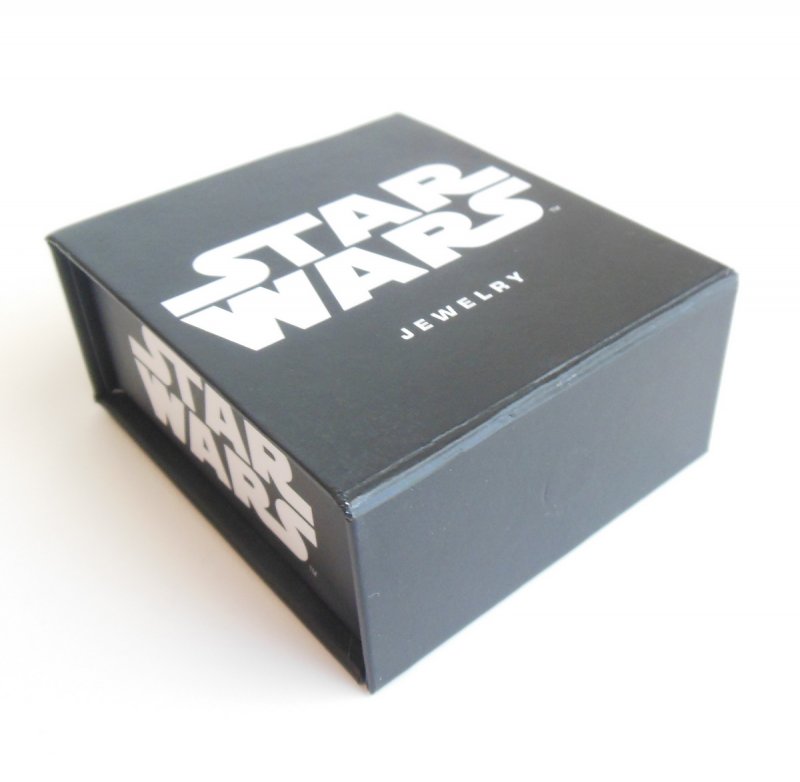 Image 2 of Authentic Star Wars Mens Teenagers Ring Sz 10 Stormtrooper Stainless Steel Black