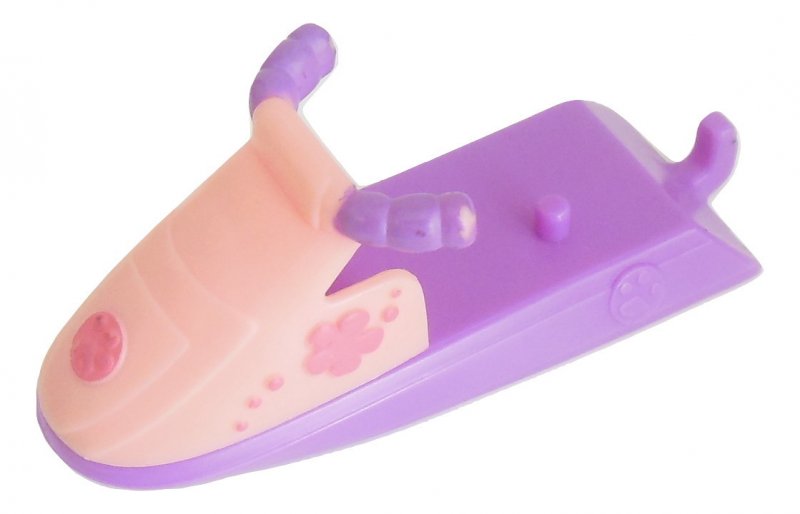Littlest Pet Shop Purple Peachy Pink Jetski LPS Pretend Play Jet Ski toy