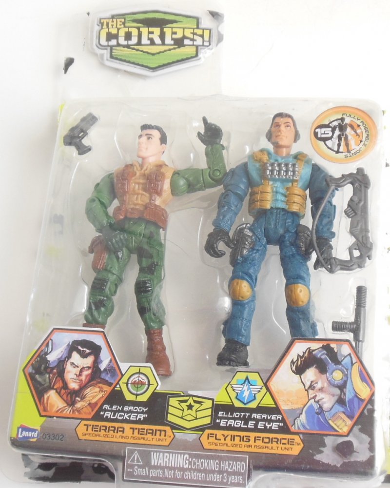 The Corps Toy Action Figures Jointed Terra Team Flying Force Rucker Eagle Eye