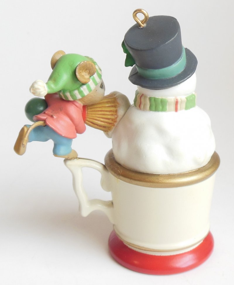 Image 4 of Vintage Enesco Ornament Cup Merry Christmas Grandpa Series A Mug Full of Love
