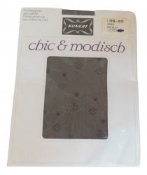 Vintage Germany Kunert Chic and Modisch Pantyhose 38 to 40 Sz S Small Blei Lead