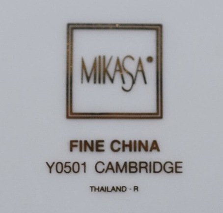 Image 1 of Mikasa Retired Cambride 12