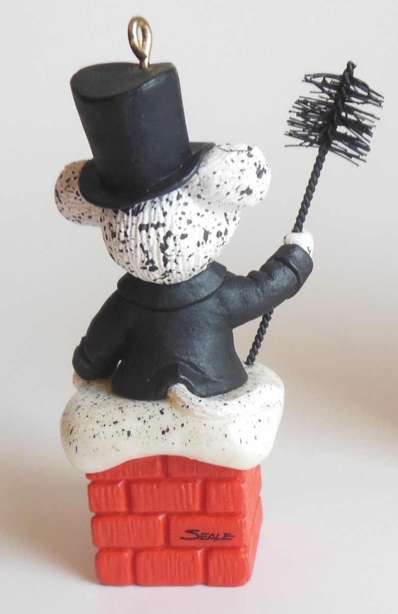 Image 3 of Hallmark Wee Chimney Sweep Christmas Ornament Artists' Favorites Mouse QX4519