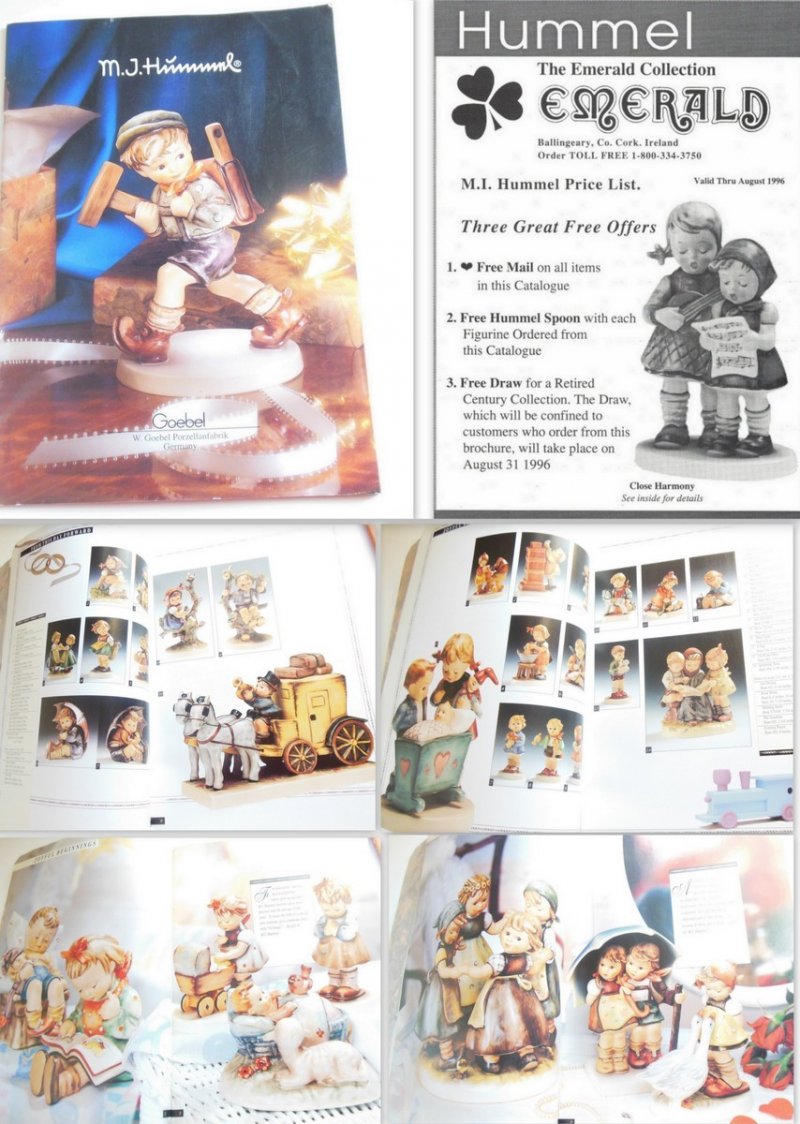 M.J. Hummel Goebel Advertising Catalog Book Booklet MJ Figurine Reference Book