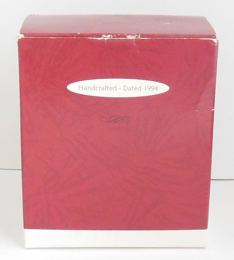 Image 6 of Hallmark Christmas Ornament Our First Christmas Together Boy Girl Kissing QX5643