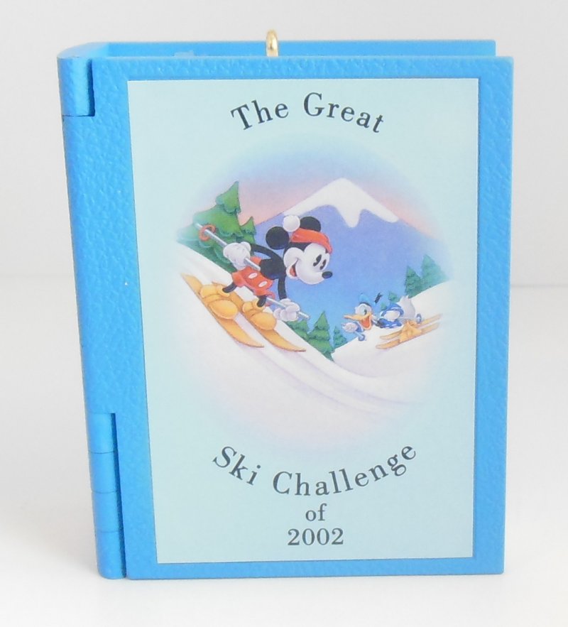 Image 2 of The Great Ski Challenge Mickey Mouse Hallmark Tree Christmas Ornament QXD4926