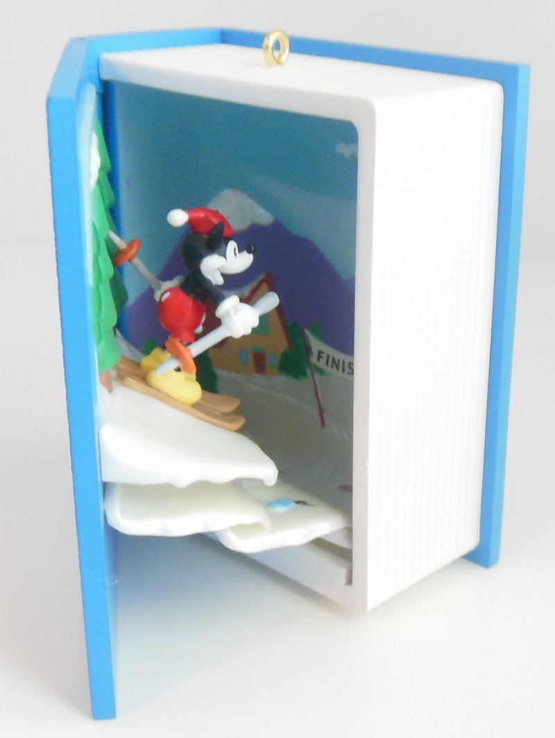 Image 4 of The Great Ski Challenge Mickey Mouse Hallmark Tree Christmas Ornament QXD4926