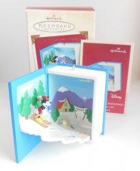 The Great Ski Challenge Mickey Mouse Hallmark Tree Christmas Ornament QXD4926