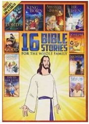 16 Bible Stories for the Whole Family DVD Sing a Long CD Childrens and Families
