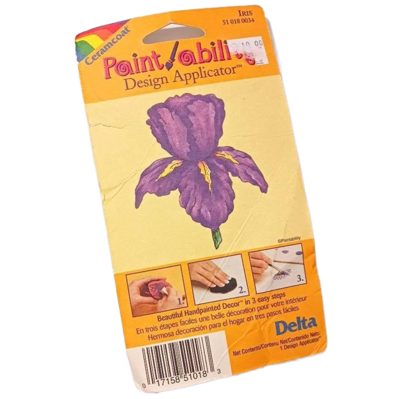 Paint Ability Iris Applicator Design Applicator Applying Painted Iris Pattern