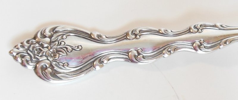 Image 1 of Vintage Ornate International Silverplate Interlude Serving Fork Flatware Utensil