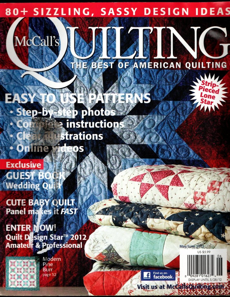 McCall's Quilting Magazine Sizzling Sassy Design Ideas Guest Book Wedding Quilt